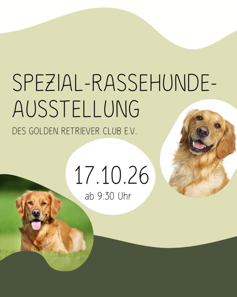 Ankündigung: Spezial-Rassehunde-Ausstellung des GRC